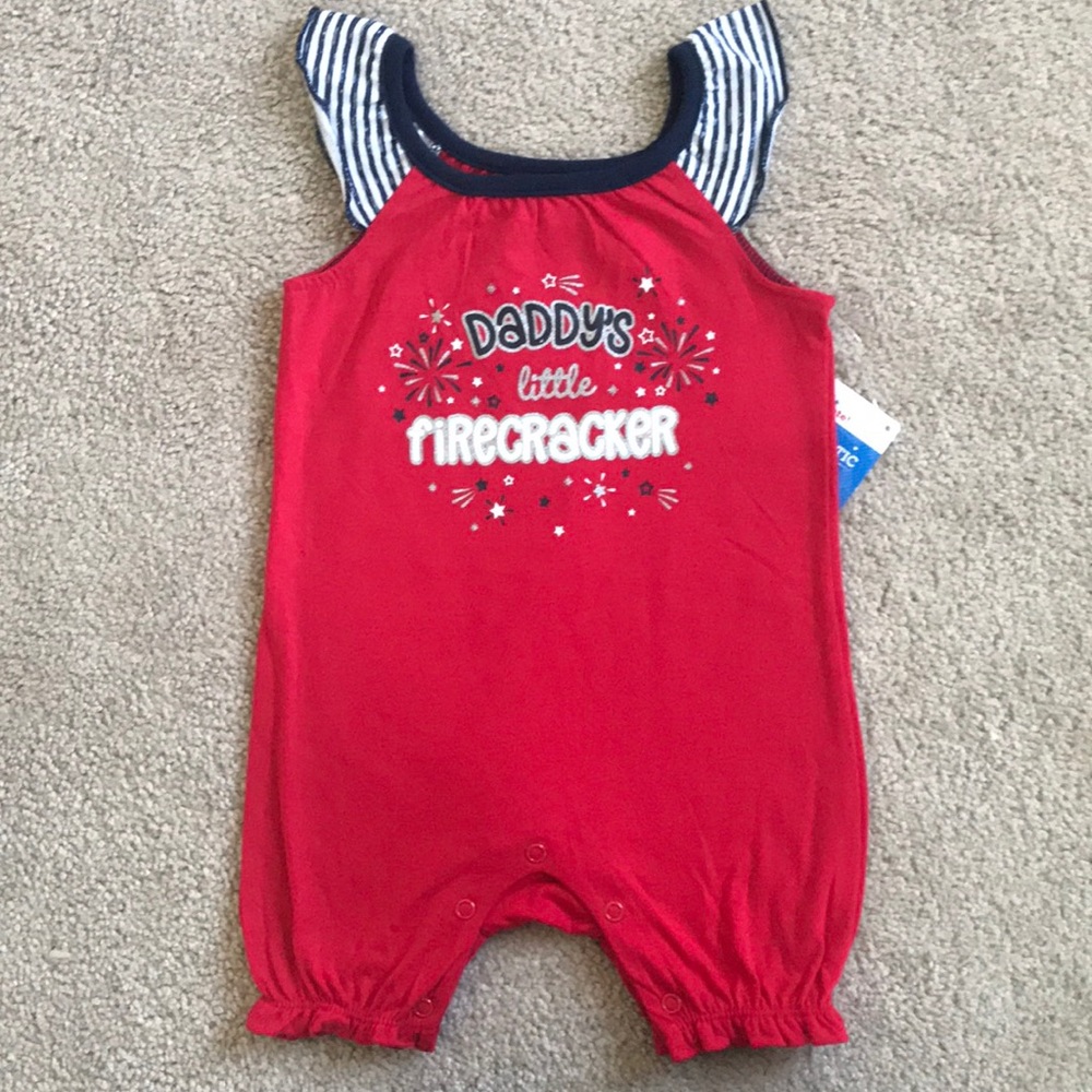 Patriotic Romper (size 6-9m)